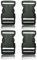 BOB-KRAFT - 4 x 25mm Steckschnalle, Steckverschluss, Kunststoff Klickverschluss, Klippverschluss, Steckschnalle für Beckengurt, Ersatzschnalle für Rucksack, 4 Stück, MADE IN EU