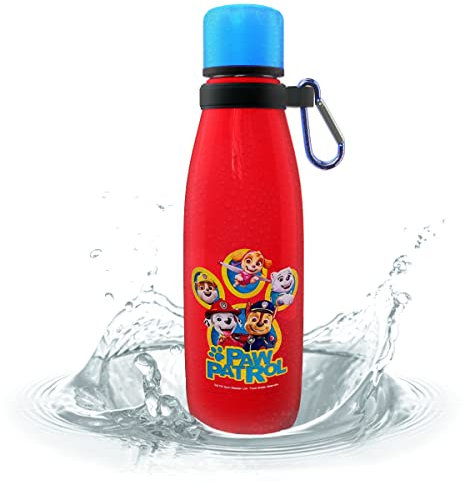 Paw Patrol Thermosflasche 350 ml - 2 Stück- Paw Patrol Thermosflasche hält Ihr Getränk 24 Stunden lang kalt, ist 100% auslaufsicher und natürlich BPA-frei!