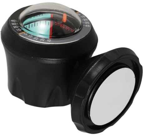 BELLIFFY Auto Kompass Bootskompass Für Boot Kompass Für Auto Armaturenbrett Kompasskugel Auto Armaturenbrett Kompass Fahrzeug Armaturenbrett Kompass Kugelkompass Marinekompass Für