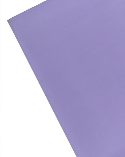 Plain Lilac Fabric - 45 inch / 112 cm Wide - for Dressmaking, Art & Craft, Sewing - 2 Metre