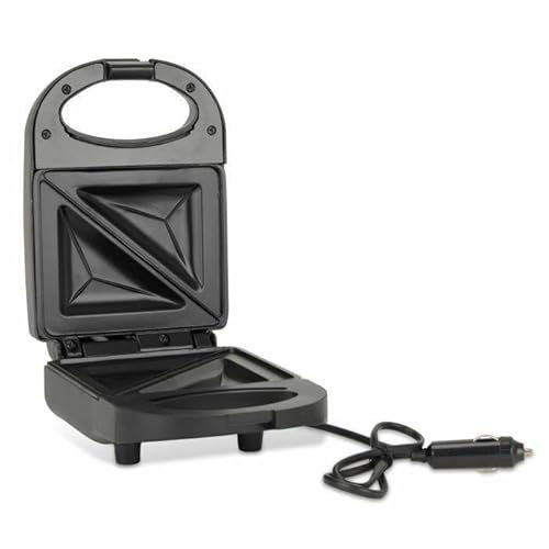 Unibos | 24V 120W Automatic Shut-Off 2-Slice Easy To Clean Non Stick Cool Touch Handle Truck Lorry Caravan Camping Van Compact & Portable Sandwich Toast Maker
