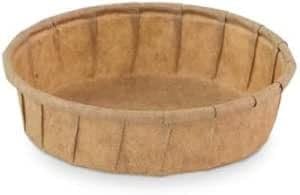 Ramequins ronds en papier pour soufflé, muffins, cupcakes, marron Ø 60 x h 15 mm (30 ml)