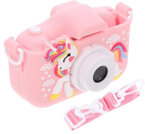 JOINPAYA Unicorn Kids Camera Cartoon Digital Camera for Toddlers Kids Digital Instant Camera Photos Portable Toy Camera for Children