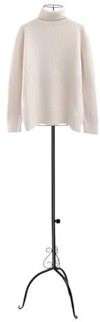 Metall Schneiderpuppe, Weiblich Schaufensterpuppe mit Stand, Höhe verstellbar 140-160cm, Damenbüste Schneiderbüste Kleiderpuppe, für Bekleidungsgeschäfte und Schneidereien