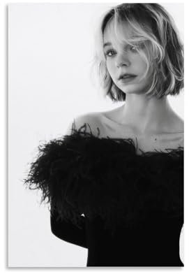 OREAUORN Emma Myers (7) Aesthetic Vintage Canvas Poster Wall Poster Decorative Painting for Living Room Bedroom 40x60cm (40x60cm) Without Frame Style