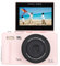 Fotocamera Digitale 5K, Zoom Digitale 18X, Wi-Fi, Videocamera Vlog da 75 MP, Messa a Fuoco Automatica, Schermo Orientabile a 180° da 3 Pollici, Videocamera Vlogging Compatta per