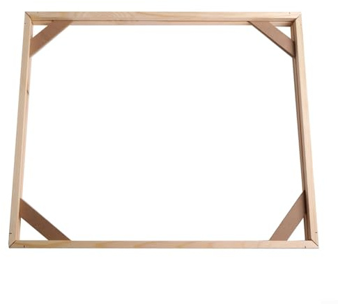 Canvas Frame DIY Wooden Picture Frames for Wall Art Paintings Posters Prints Home Gallery Display Multiple Sizes 20x30cm 30x40cm 40x50cm with Assembly Kit Professional Interior Wall Decor(40 * 50cm)