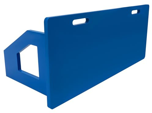Fußball Rebound Board, HDPE Rebounder Wand-Rebound-Ausrüstung, Fußball Rebounder Board für Fußballtraining, Blau
