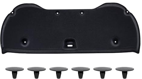 GEPCO Dämmmatte Motorhaube Motorhaubendämmung Motorraumdämmung mit Clips kompatibel mit TOYOTA AVENSIS III T27 2008-2015 SEDAN, KOMBI vor dem zweiten Facelift 5334105040