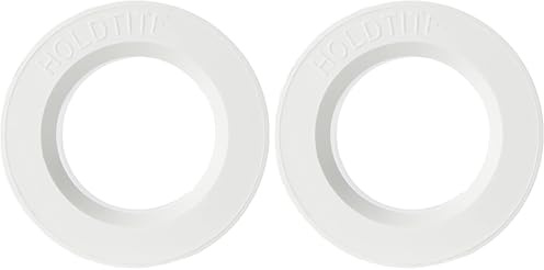 Merriway BH02931 Internal Flushpipe Inlet Pan Connector, White (Pack of 2)