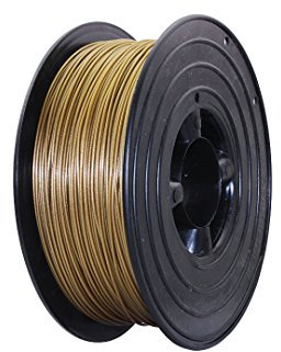 3D Filament 1kg B-Ware Filament Rolle in verschiedenen Farben Rot Gold Silber Grün Blau Braun Lila Violett Beige Transparent Gelb Orange Schwarz Weiß (Gold (B-Ware))