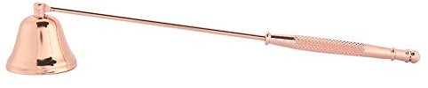 Spegni Candele,Delaman Estintore per Candele con Manico Lungo Estintore Candela in Acciaio Inox Candela Snuffer Candela Accessori, 4 Colori Opzionali (Color : Rose Gold)