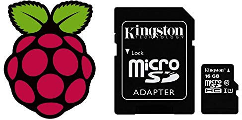 Carte micro SD haute vitesse classe 10 32 Go préchargée avec la dernière carte Raspbian pour Raspberry Pi 4, 3B+, 3 et 2 (carte micro SD de 32 Go)