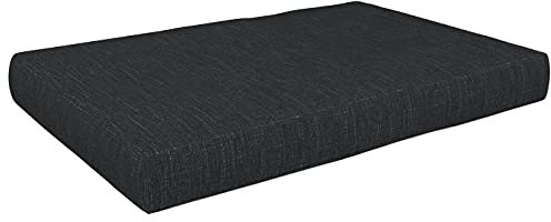 POKAR Palettenkissen Palettenauflagen mit abnehmbarem Bezug Palettenauflage Palettenmöbel Palettensofa, Sitzkissen 120x80, Anthrazit