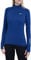 TCA Damen Winter Running Langarm Laufshirt mit Brustreißverschluss - Blau, M
