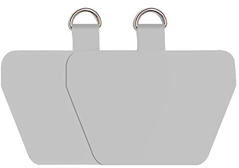 COCASES Phone Lanyard Tether - Patch Stick on Phone Case (2 Tab/Grey)