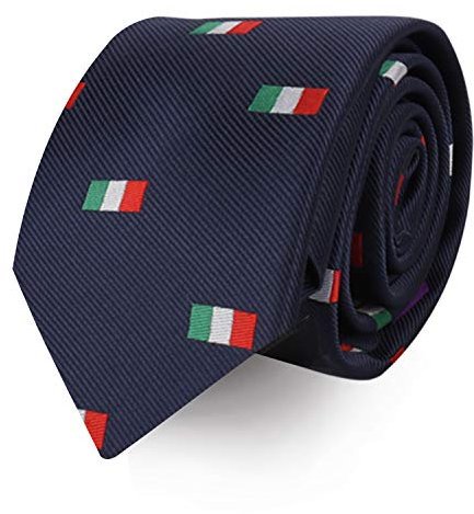 AUSCUFFLINKS Sport- und Spezial-Krawatten | Krawatten für Herren | gewebte schmale Krawatten | Geschenk für Arbeitskollegen, Flagge Mexikos, Dünn