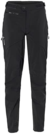 VAUDE Damen Women's Qimsa Softshell Pants Ii Hose, Black/Black, 38 EU