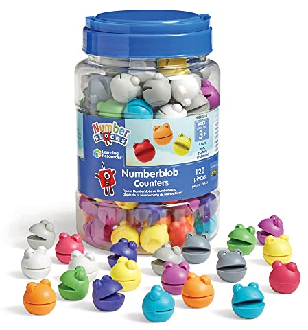 Learning Resources Age 3+ Numberblocks Numberblobs Counting Set - Maths Teaching Resources, Sorting Counters, Ages 3+