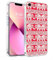 CXTcase Hülle für iPhone 7/8/SE 2020/SE 2022, Ultra Dünne Voller Schutz Handyhülle, Stoßfeste Protection Case Cover, iPhone SE 2022 Transparente Anti-Fall-Elefant Schutzhülle, Rot