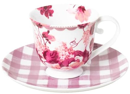 Katie Alice Josie's Blush Tea Cup and Saucer