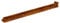 innogard 6025 – Erdanker für Rasenkante breit – Corten-Stahl – Fixierstab, Montagehilfe, 450 x 50 x 12 mm, 1,5 mm stark