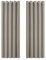 PONY DANCE Verdunkelungsvorhang Ösen Schlafzimmer Gardinen und Vorhänge Blickdicht Thermovorhang gegen Hitze Blackout Curtains, Sandfarben, 2er Set H 228 x B 167 cm