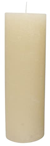 Kerzen Rustik Stumpen Creme 25 x Ø 8 cm, 1 Stück
