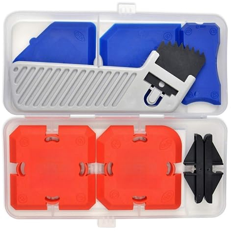 11 Pcs Silicone Profiling Kit Caulking Kit Silicone Sealant Grout Finishing Sealing Tools Caulk Removal Scraper for Bathroom Flooring Windows Sink Joint