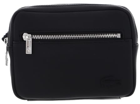 Lacoste Herren Umhängetasche XS Reporter Bag, Handtasche,Schultertasche,Cross-Body,Noir (000),Einheitsgröße (One Size)