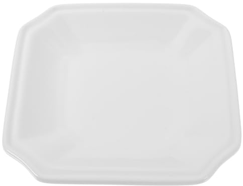 Kichvoe Plateau À Bijoux En Céramique Assiette Carrée En Porcelaine Blanche Plat Décoratif À Bibelots Plat De Service Pour Et La Salle De Bains