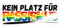 Spreadshirt Kein Platz Für Rassismus Bunt Sticker, max. 10x10 cm, 10 x 10 cm, Transparent glänzend
