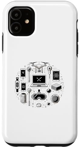 Coque pour iPhone 11 Gadgets Les outils du gadget technologique de l'ère moderne