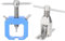 NISHZHU 2 Stück Motor Ritzel Abzieher Entferner Werkzeuge Set Rc Motor Zahnrad Abzieher Werkzeug Universal Motor Ritzel Abzieher Entferner