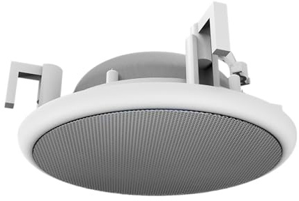 Splin Amazon Alexa Support de plafond pour Echo Dot 3 | Pro Line | Finition métallique | Modèle classique (blanc)
