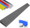 Generic Rampe Türschwellenrampe, Türschwellenrampen für Rollstuhl & Rollator, Gummirampe, rutschfeste Oberfläche Schwellenrampe, Bordsteinrampe Kürzbar,Grau,100x13x6.5 cm