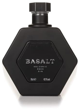 Basalt Volcanic Rock Gin 70cl – Premium Irish London Dry Gin, Volcanic Botanicals & Crisp Citrus, 42.1% ABV