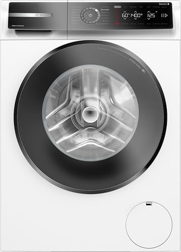 Bosch WGB254031, Serie 8, Smarte Waschmaschine 10 kg, 1400 UpM, Made in Germany, Fleckenautomatik, Iron Assist reduziert Knitterfalten, 4D Wash System, Mini Load, schneller waschen mit Speed Perfect