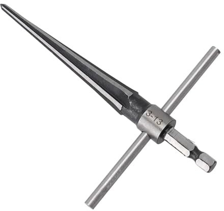 YSABVCP Escariador cónico for carpintería, 3-13 mm, for tableros de Madera, taladros eléctricos, expansión de Orificios, chaflán y desbarbado, Herramientas de Corte for Mango Hexagonal