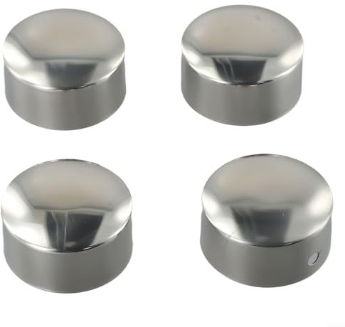 Terminale in PVC per coprire saldamente i tubi della ringhiera delle scale, confezione da 4, adatto a 45 mm