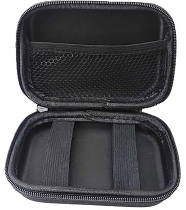 Wegiwuca Wasserabweisende Kamera-Organizer-Tasche für Kinderkamera, stoßfest, spritzwassergeschützt, sturzsicher, für Outdoor-Aktivitäten, Schwarz