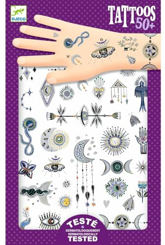 Wicca Tattoos für Kinder. Djeco