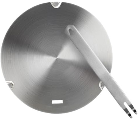 DINHEAROM Adaptateur de Cuisinière Électrique Inoxydable Diffuseur de Chaleur pour Plaques à Induction Compatible Types de Batteries de Cuisine