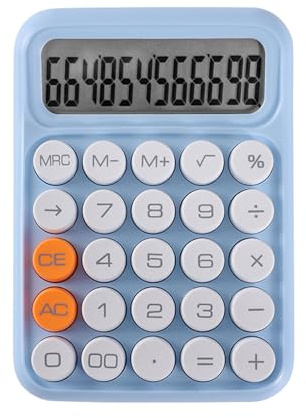 YIXANNX Scientific Calculator With Fashionable Keyboard For Practical Needs ABS Environmentally Friendly Keyboard Calculator, Sky Blue