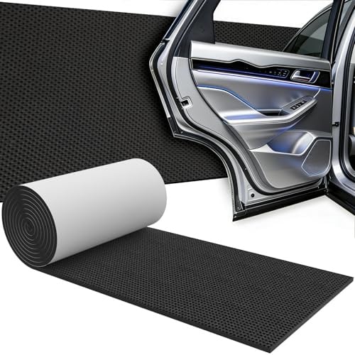 TXXATX 2 Stück Garagen Wandschutz Selbstklebend 20cmx2mx4mm Schwarz | Wandschutz Garage, Türschutz Garage, Garagenwand Schutz, für Autotüren, Carport, Parkplatz