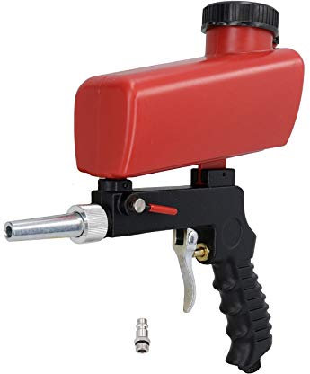 Pot Air Sandblaster Kit Grit Shot Sand Blaster Rust Paint Remover Strumento di rimozione