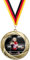 Verlag Reiner Kullack 10er-Set Medaillen »Tischtennis«, mit 50 mm Sportfoto-Emblem (Metall, bunt)