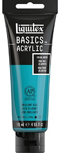 Liquitex Acrylique Basics Tube 118 ml Bleu Eclatant