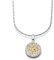 DUR Schmuck Damen Kette MEERESFUNKELN, 925er Silber, Strandsand, Länge ca. 42CM K2445