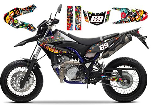race-styles Aufkleber kompatibel mit Yamaha WR 125 X Premium Factory DEKOR Decals Sticker